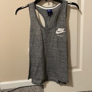 Gray Nike tank top